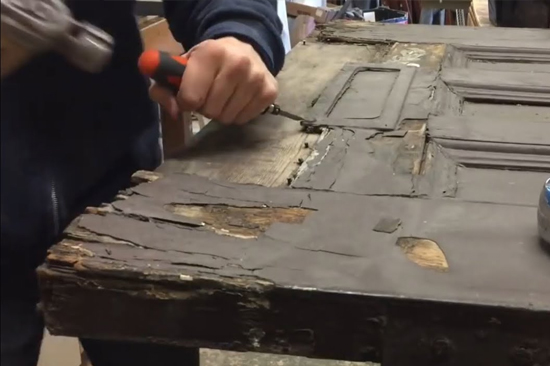 Lake Elsinore-wooden-door-repair