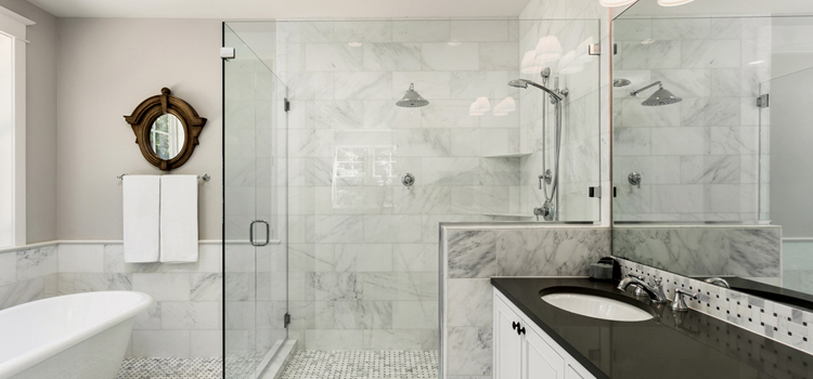 bathroom shower door installation in Lake Elsinore